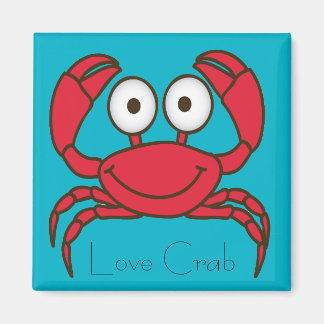 Kärlek Crab Magnet