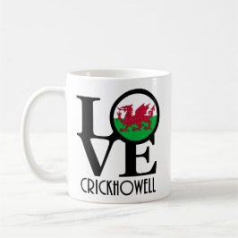 KÄRLEK Crickhowell Wales 11oz Kaffemugg