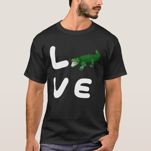 Kärlek CROCODILES CROCODILE T Shirt (Framsida)