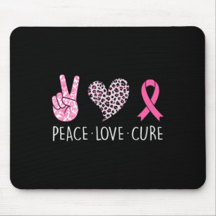 Kärlek Cure Heart Rosa Ribbon Breast Cancer Awaren Musmatta