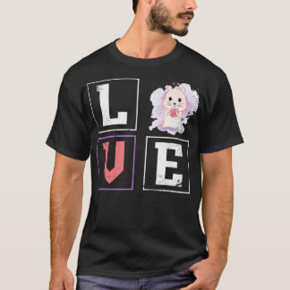 Kärlek Cute Hamster T Shirt
