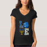 KÄRLEK Cute Hanukkah Chanukah Dreidel Menorah Mana T Shirt<br><div class="desc">Det här är en underbar gåva till din familj,  vänner under Hanukkah-helgdag. De kommer att vara lycklig för att få den här gåvan från dig under Hanukkah helgdag.</div>