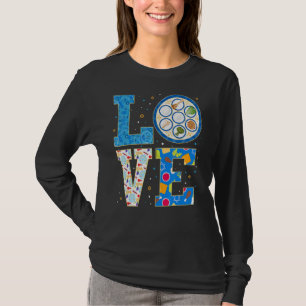 Kärlek Cute Passover Dekorationer Pesach Jewish Ho T Shirt