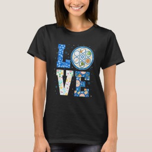 Kärlek Cute Passover Dekorationer Pesach Jewish Ho T Shirt