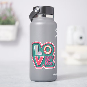 "KÄRLEK Cute Valentine Inspiritivity Sticker Klistermärken