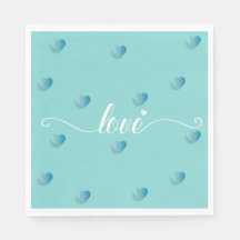 Kärlek cyan calligraphy-hjärta