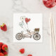 Kärlek cykel Mr. & Mrs papper napkin Pappersservett (Insitu)