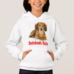Kärlek Dachshund Puppy Hund Sötskjorta Tröja