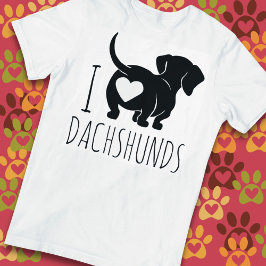Kärlek Dachshunds T-Shirt