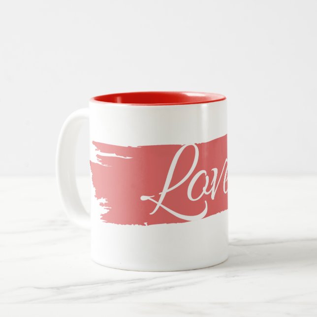 Kärlek dag mugg (Framsida vänster)