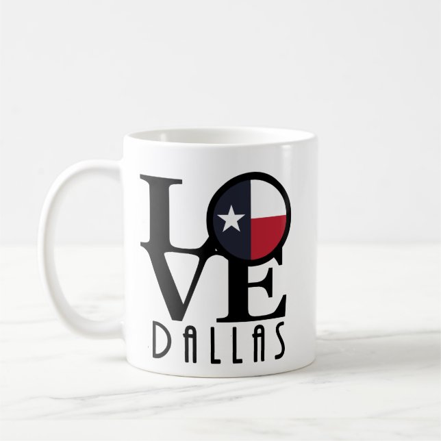 KÄRLEK Dallas 11oz Kaffemugg (Vänster)