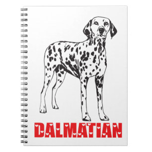 Kärlek Dalmatien Puppy-Hund - Skadade eldsvådor, Anteckningsbok
