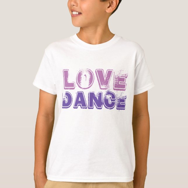 Kärlek Dance Girls Tshirt Sweater T-shirt (Framsida)