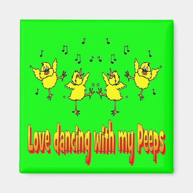 KÄRLEK DANCING MED MIN PEEPS-GIFTS MAGNET (Framsidan)