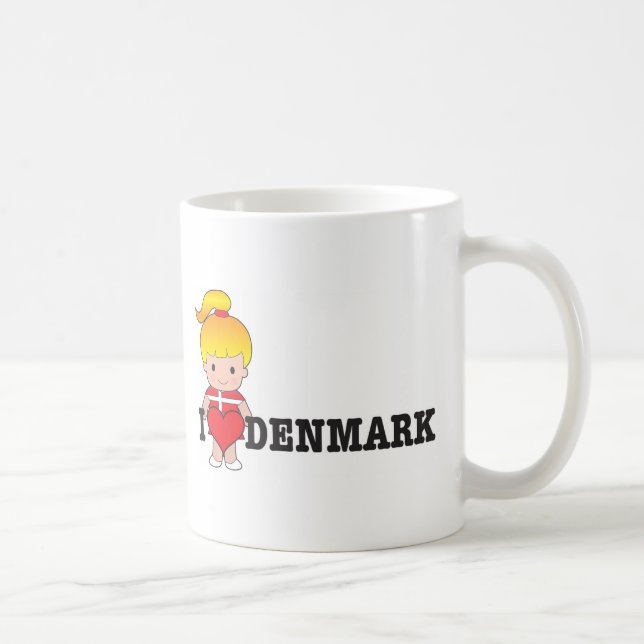 Kärlek Danmark Kaffemugg (Höger)