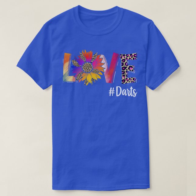 Kärlek Darts T Shirt (Design framsida)