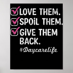 Kärlek Daycare Provider Childcare Apprecision Poster