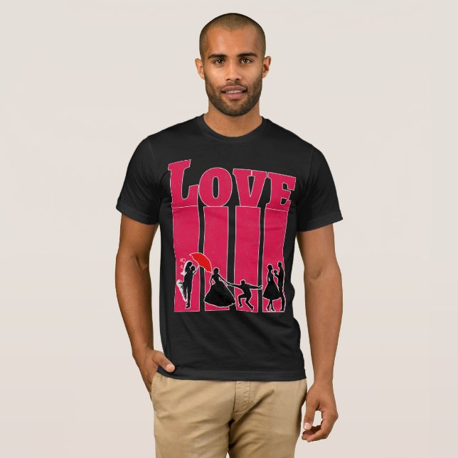 Kärlek | De bästa julklapparna för henne T Shirt (Hel framsida)