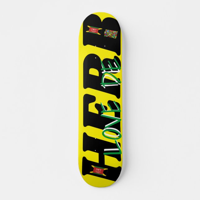 KÄRLEK DE HERB JMT 7 3/4-tums Skateboard Deck (Framsida)