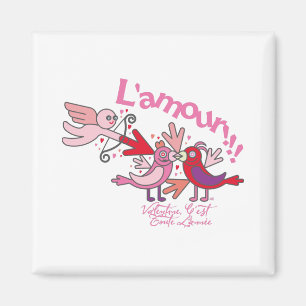 Kärlek de la Saint-Valentin BY MASANSER Magnet