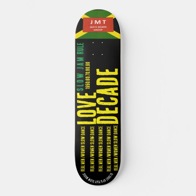KÄRLEK DECADE 8 1/4-tums Skateboard Deck (Framsida)