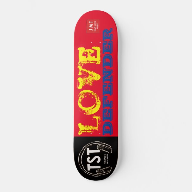 KÄRLEK DEFENDER/JMT SKATEBOARDS (Framsida)