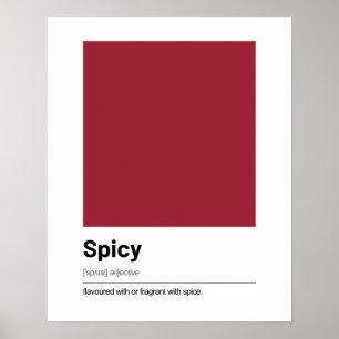 Kärlek Definition Poster - Red Modern Art