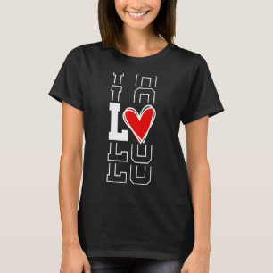 Kärlek del 1 matchande par Manar Women Valen (konf T Shirt
