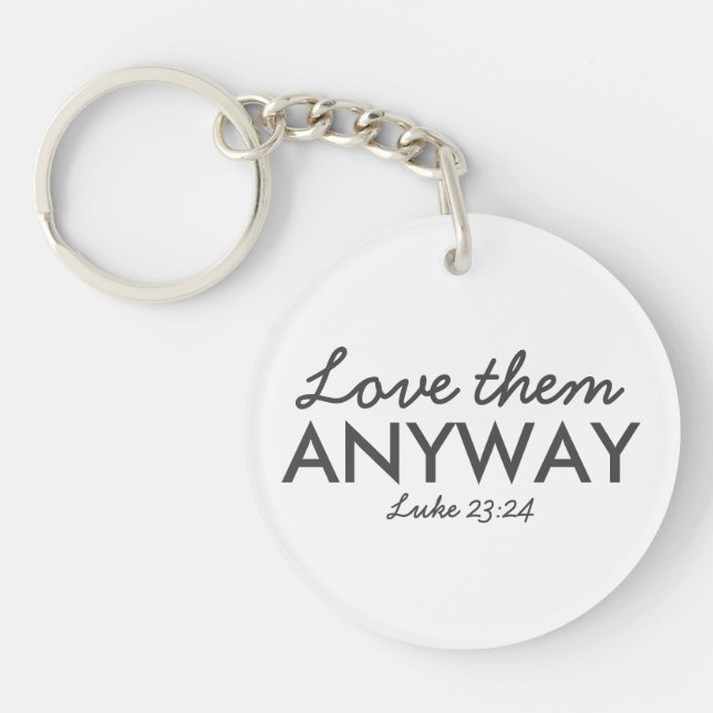 Kärlek dem ändå | Luke 23:24 Bible Verse Faith (Framsidan)