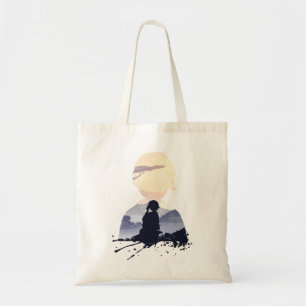 Kärlek Demon Anime Sayer Kärlek Tamayo Silhouette Tygkasse