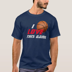 Kärlek Den här spelbasketbollen T Shirt