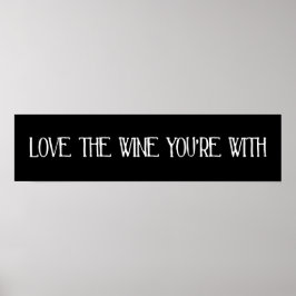 Kärlek den Vin du är med Poster