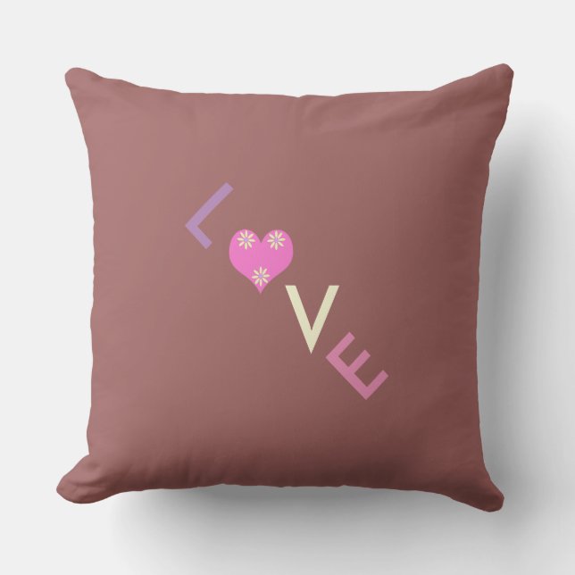 Kärlek denna Söt Kudde (Framsida)