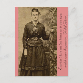 Kärlek Depth in the Hour of Separation Vykort