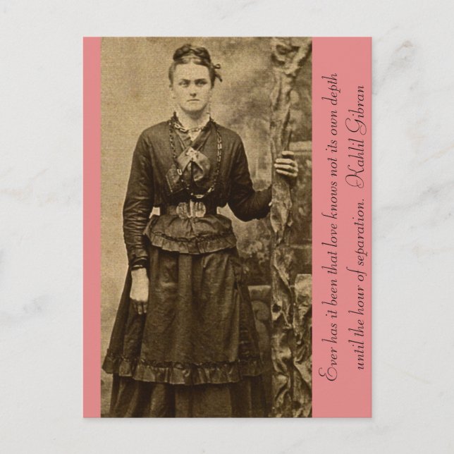 Kärlek Depth in the Hour of Separation Vykort (Framsida)