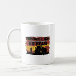 Kärlek Design för kvinnlig lastbilsresa med Mamma Kaffemugg