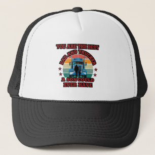 Kärlek Design för Trucker Far Son Bond Road Keps