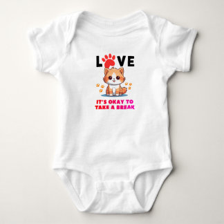 kärlek det är okej att ta en paus t shirt