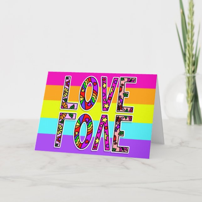 Kärlek |Det finns ingen Ord för hur mycket jag Kär Kort (Framsida)