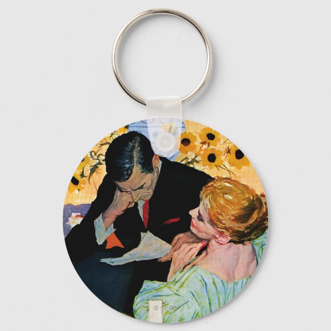 Kärlek Dies Slowly Nyckelring (Framsida)