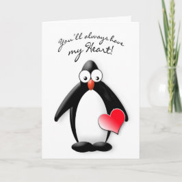 KÄRLEK DIG - HJÄRTA - PENGUININSAMLING KORT