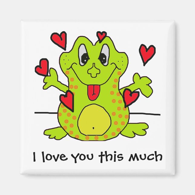 kärlek dig så mycket magnet (Framsidan)