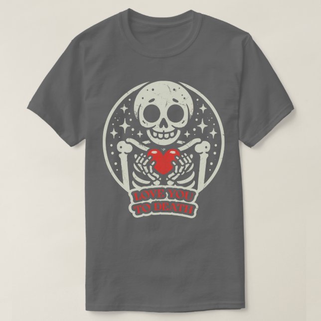Kärlek dig till döden t shirt (Design framsida)