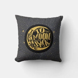Kärlek dig till Måne och tillbaka - Starar Natten  Kudde