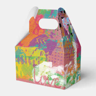 Kärlek Digital Painting Funky Unik Art Gable Party Presentaskar