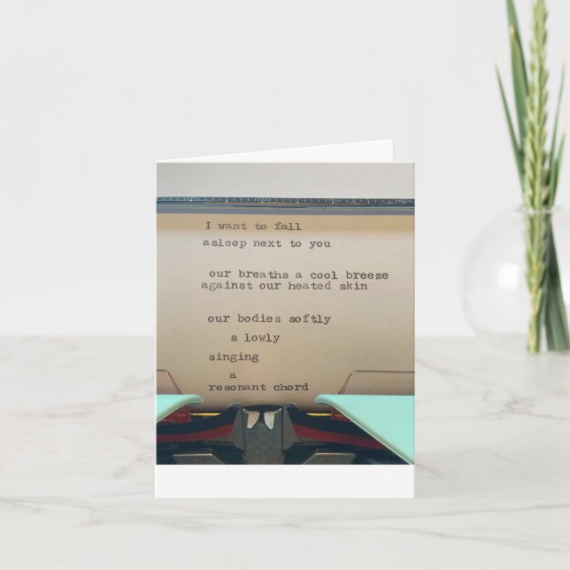 kärlek dikt kort (Framsida)