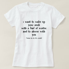 Kärlek dikt T-Shirt