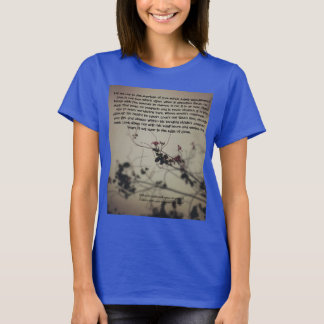 Kärlek dikt tshirt åt henne t-shirt