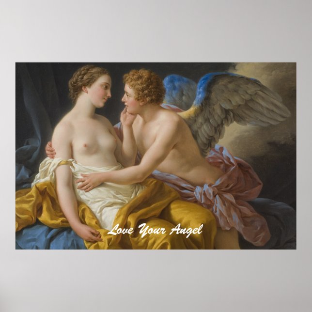 Kärlek Din ängel Poster (Framsidan)