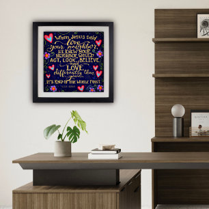 Kärlek: Din granne citerar höjer sin inspiration Poster